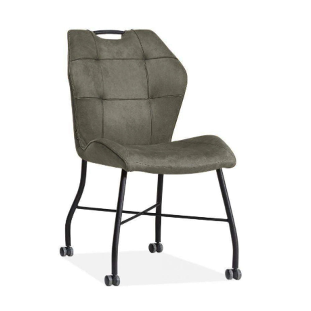 Eetkamerstoel Leon - Olijfgroen