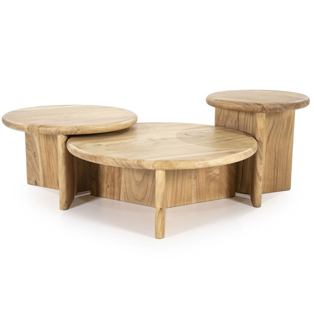 Salontafel Leoti - middel naturel