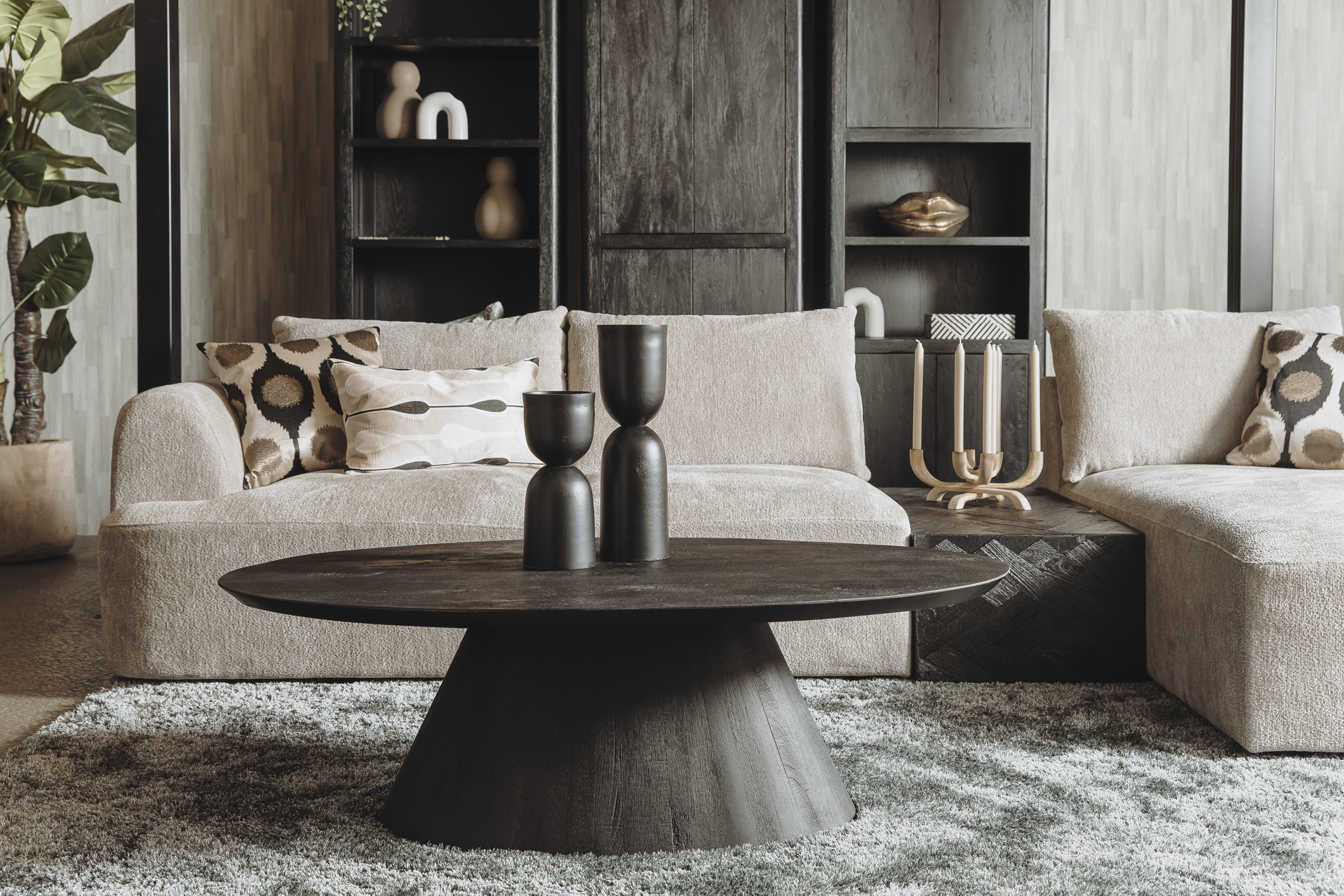 Salontafel Premana - zwart