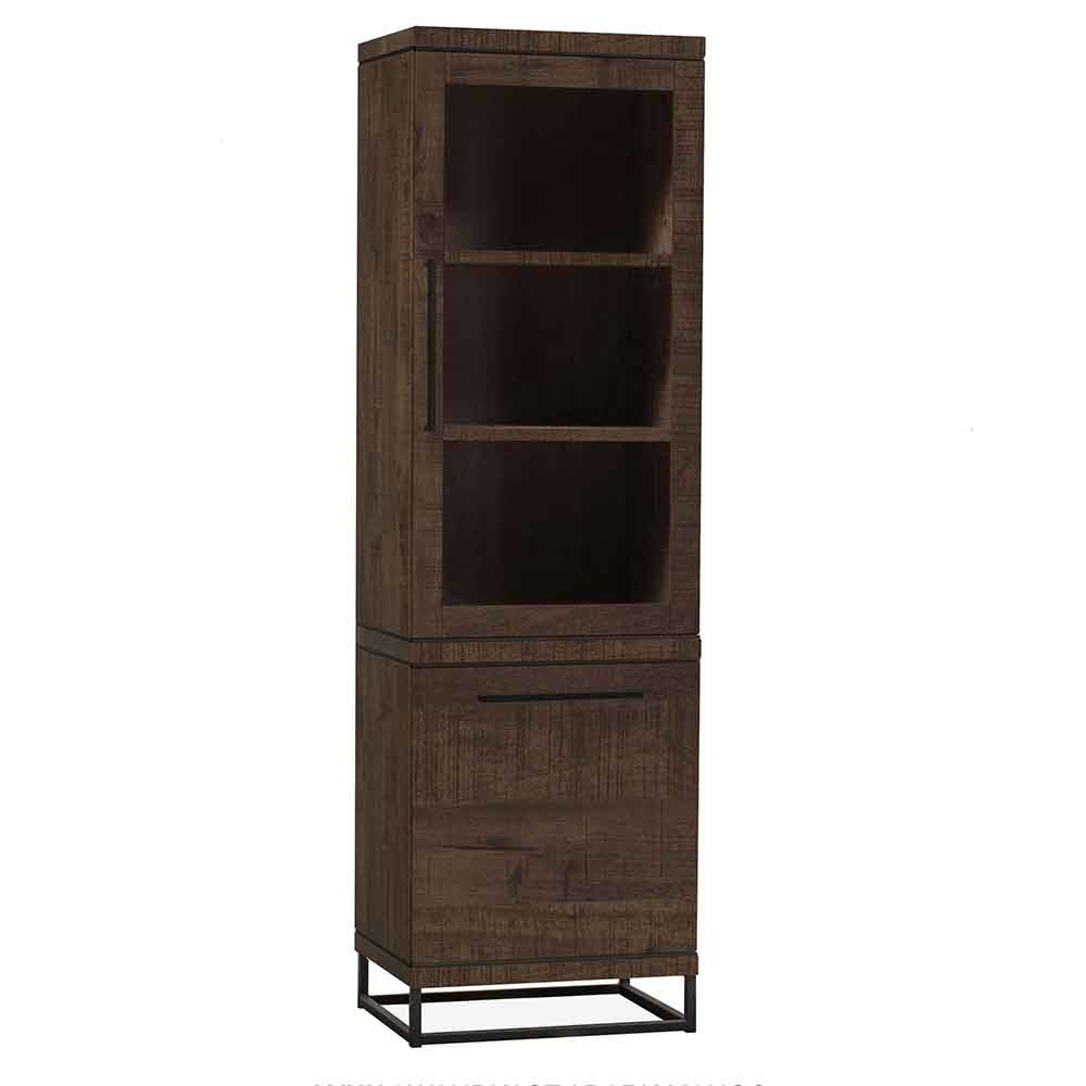 Wandkast Luke vitrine - brown