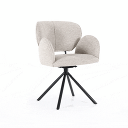 Eetkamerstoel Rosalin Taupe moon