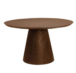 Eettafel Premana rond - bruin