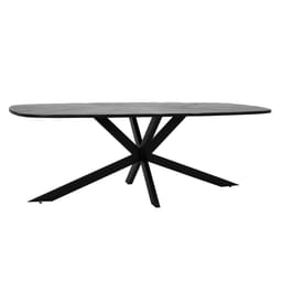 Eettafel Silvi - zwart