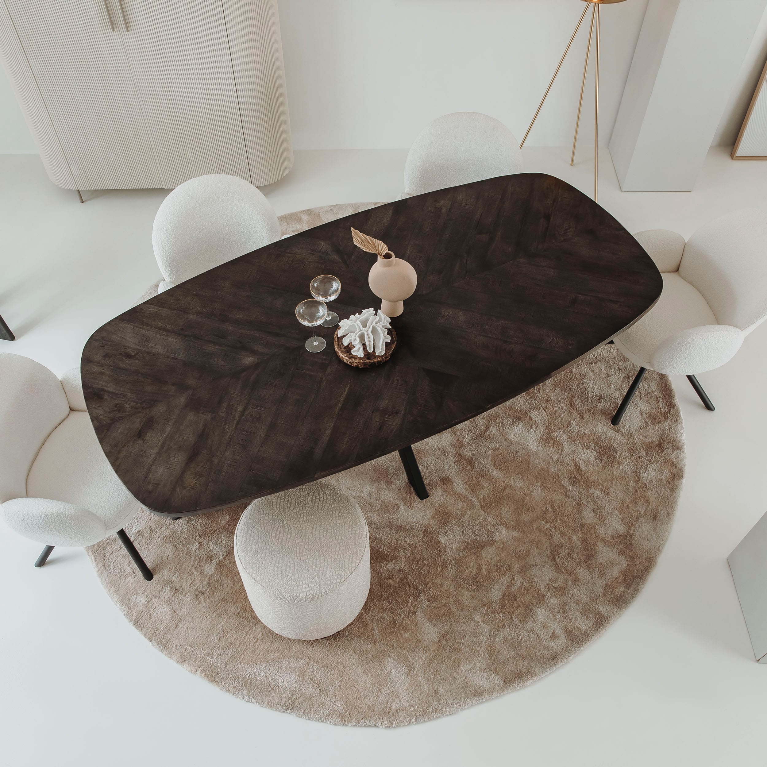 Eettafel Silvi zwart