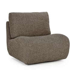 Fauteuil Lucia bruin Donna