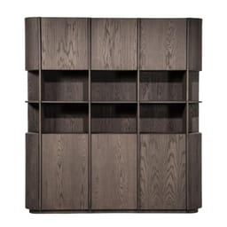 Kabinet Oslo 203x220 cm - donkerbruin