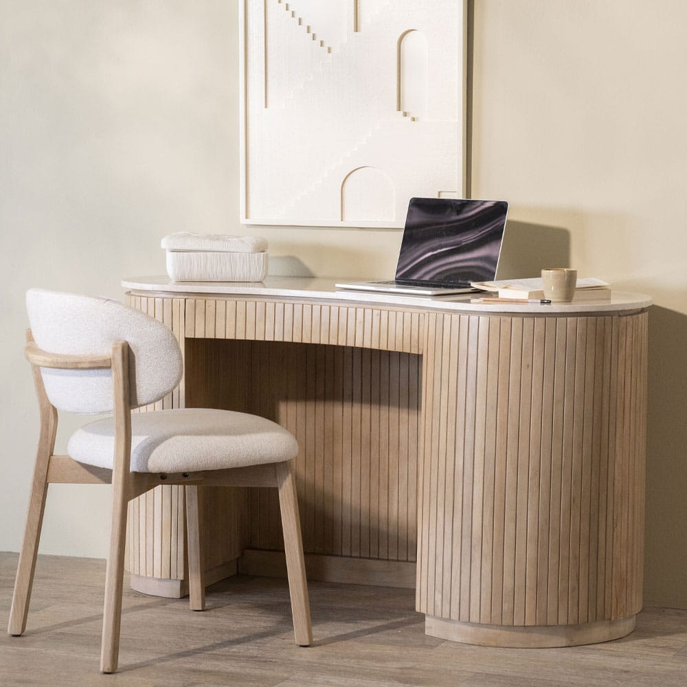 Stoel Mikky naturel - beige Moon