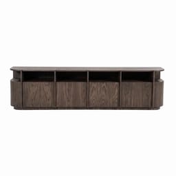 TV meubel Oslo 230 cm - donkerbruin
