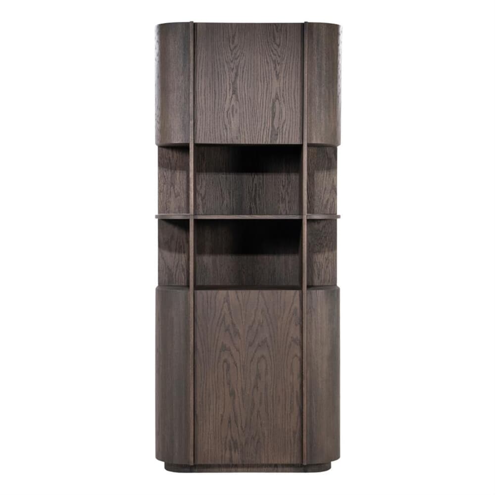 Kabinet Oslo 93x220 cm - donkerbruin