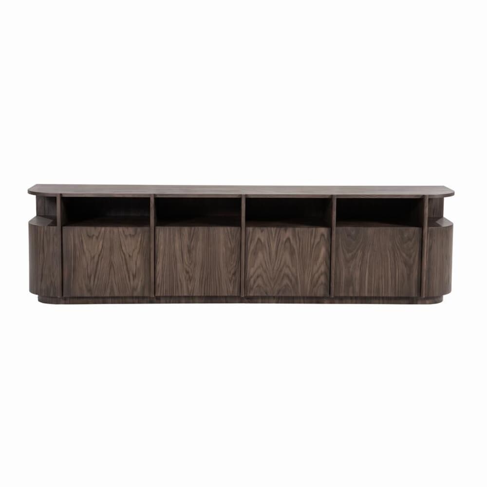 TV meubel Oslo 230 cm - donkerbruin