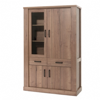 Bergkast 4drs(glas)/2ldn Nagele