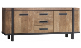Dressoir 2 deuren 3 laden Alkaar
