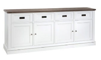 Bol buffet dressoir in rustieke bleke eik denver cm
