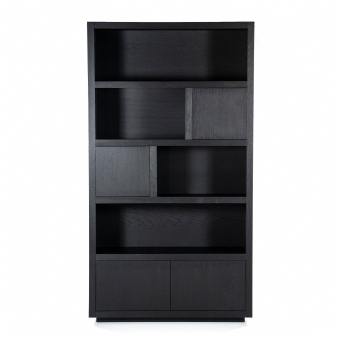 Kabinet Helsinki 4-drs 120x220cm zwart